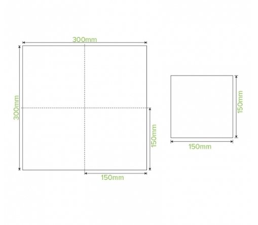 1-PLY 1/4 FOLD NATURAL LUNCH BIONAPKIN - Cafe Supply