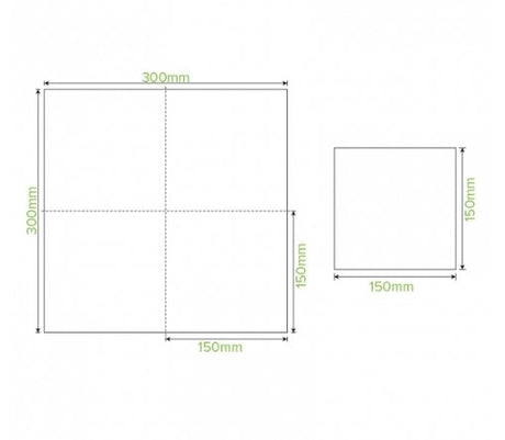 1-PLY 1/4 FOLD NATURAL LUNCH BIONAPKIN - Cafe Supply