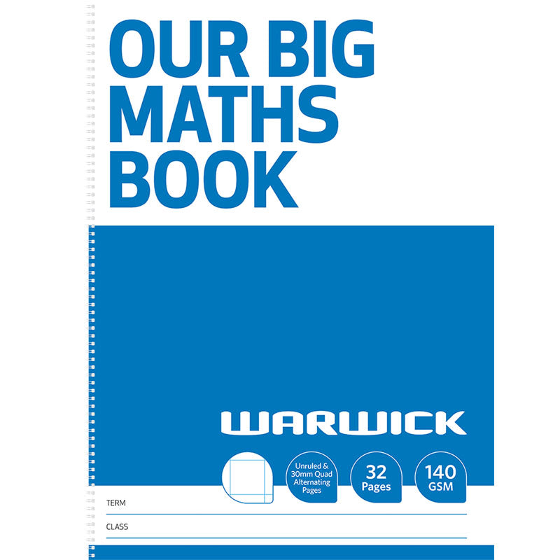 Warwick Our Big Maths Modelling Book 30mm Quad 32 Page