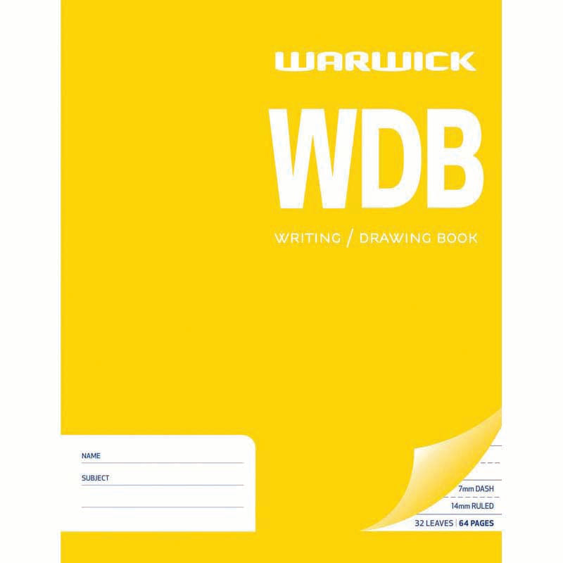 Warwick Writing & Drawing Book 32 Leaf 230x180mm - Cafe Supply