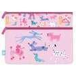 Spencil Doodle Dogs Junior A4 Twin Zip Pencil Case - Cafe Supply
