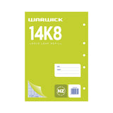 Warwick Refill 14K8 Loose Leaf 30 Leaf A4 2mm Quad - Cafe Supply