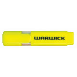 Warwick Highlighter Stubby Yellow - Cafe Supply