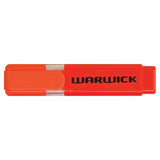 Warwick Highlighter Stubby Orange - Cafe Supply