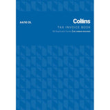 Collins Tax Invoice A4/50DL Duplicate No Carbon Required - Cafe Supply