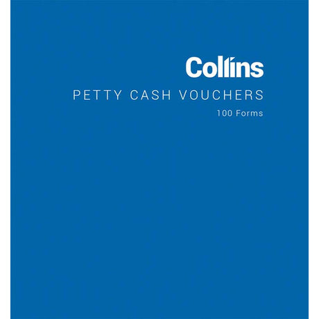 Collins Pad Petty Cash Voucher 80x85mm 100 Leaf - Cafe Supply