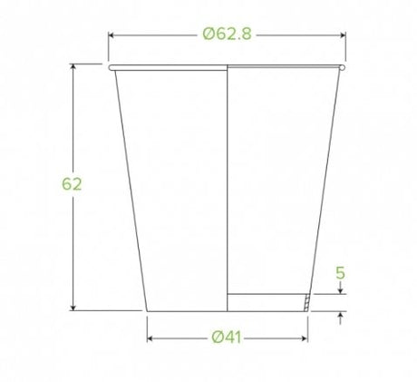 120ML / 4OZ ART SERIES SINGLE WALL BIOCUP - Cafe Supply