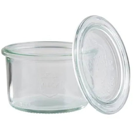 12Pk Weck Glass Jar W/Lid 90X60Mm 200Ml - Cafe Supply