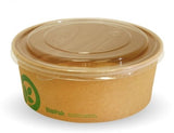 1,300ML KRAFT BIOBOWL PET LID - Cafe Supply