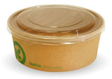 1,300ML KRAFT BIOBOWL PET LID - Cafe Supply