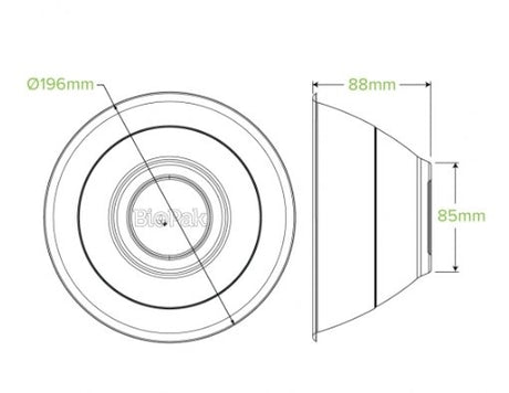 1,420ML / 48OZ WHITE BIOCANE BOWL - Cafe Supply