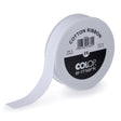 Colop e-mark Ribbon White Cotton 25mm x 25m - Cafe Supply