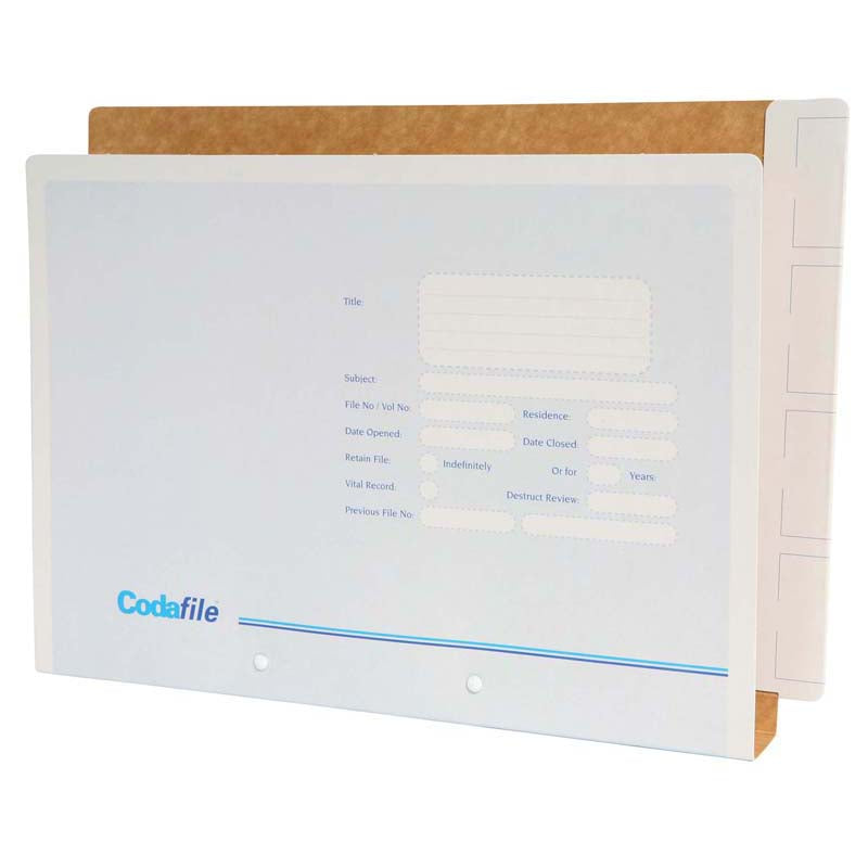 Codafile File Standard Fitted Spiral Spring Clip Box 50 - Cafe Supply