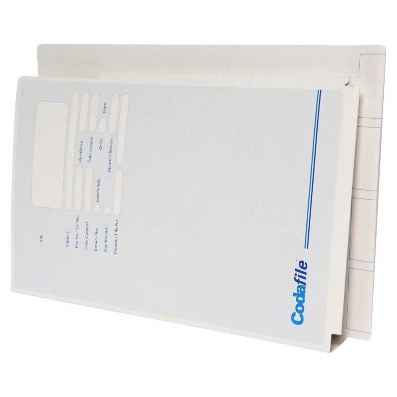 Codafile File Standard With Left Hand Pocket 15mm Expand Box 50 - Cafe Supply