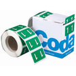 Codafile Label Numeric 1 25mm Roll 500 - Cafe Supply