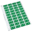 Codafile Label Alpha L 25mm Pack 5 Sheets - Cafe Supply