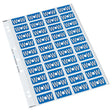 Codafile Label Alpha W 25mm Pack 5 Sheets - Cafe Supply