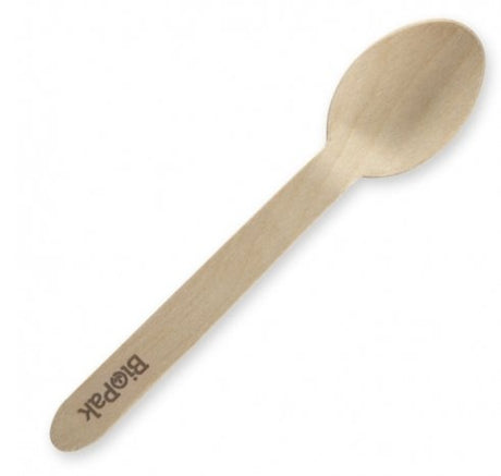16CM WOOD SPOON - Cafe Supply