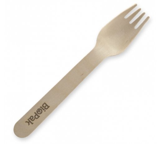 16CM WOODEN FORK -10PK - Cafe Supply