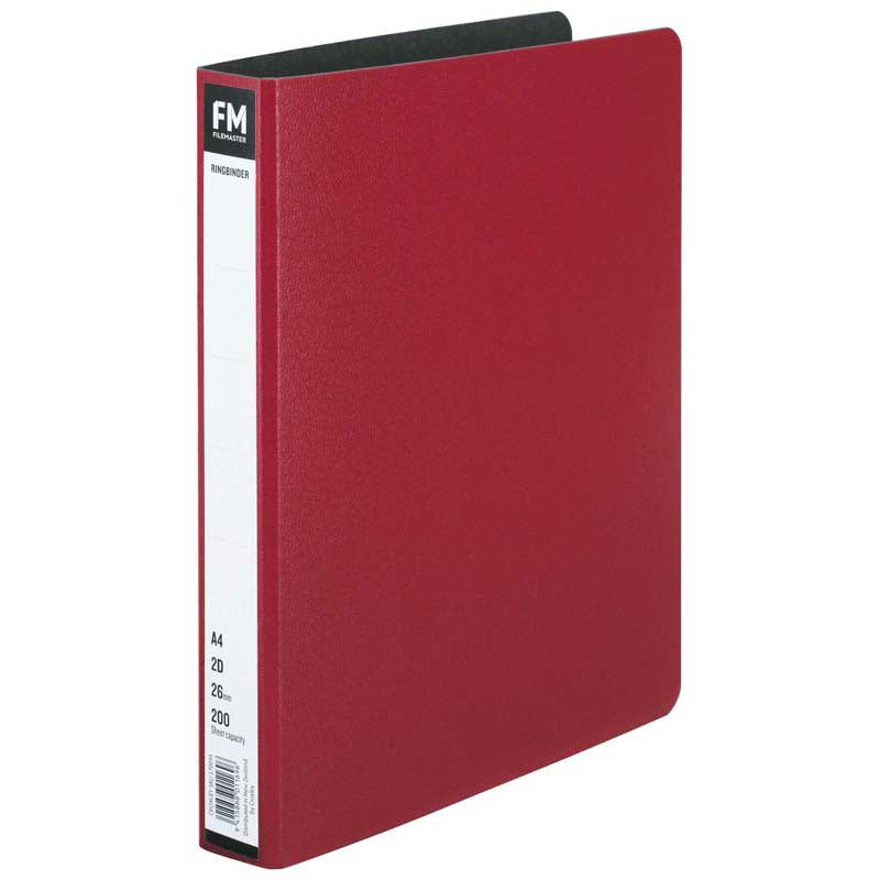 FM Ringbinder A4 Red Trunk Board - Cafe Supply