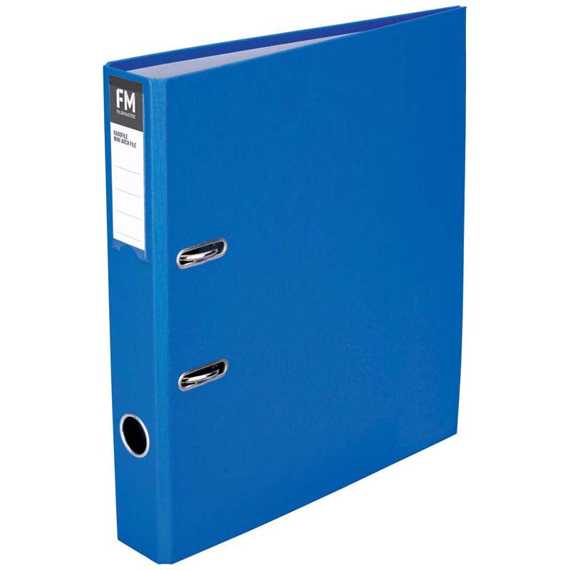 FM Binder Radofile Mini Blue A4 Lever Arch - Cafe Supply