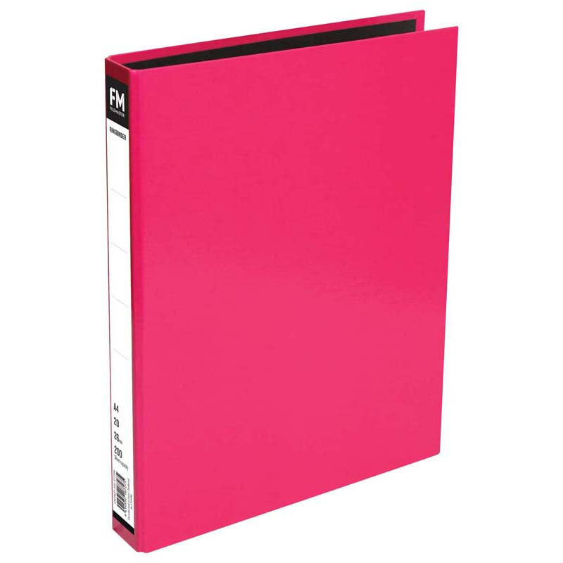 FM Ringbinder Vivid Shocking Pink A4 - Cafe Supply