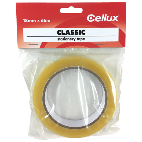 Cellux P1803018 Classic Tape 18mmx66m - Cafe Supply