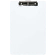 FM Clipboard Clear Transparent Plastic Foolscap - Cafe Supply