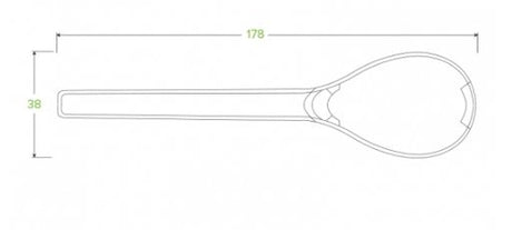 17.5CM / 7" PSM SPOON - Cafe Supply