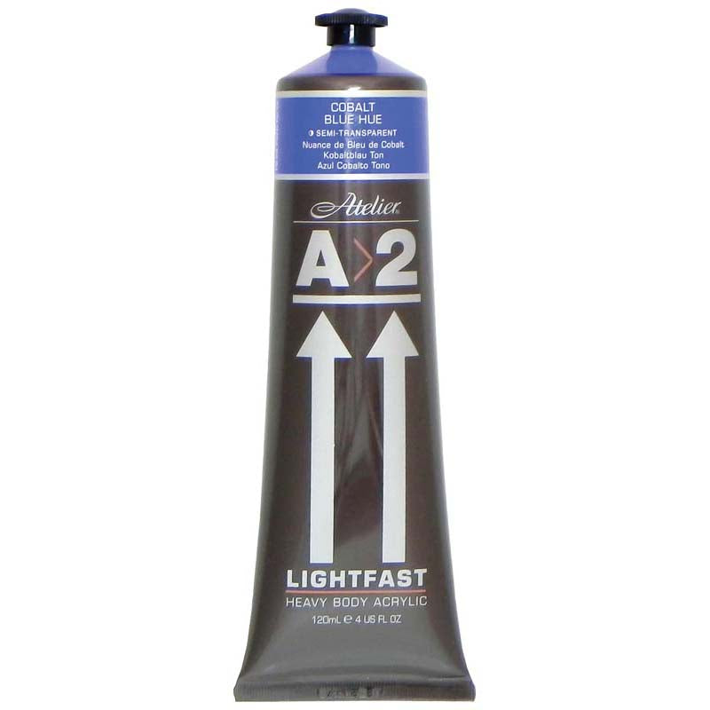 A2 Lightfast Heavybody Acrylic 120ml Cobalt Blue - Cafe Supply