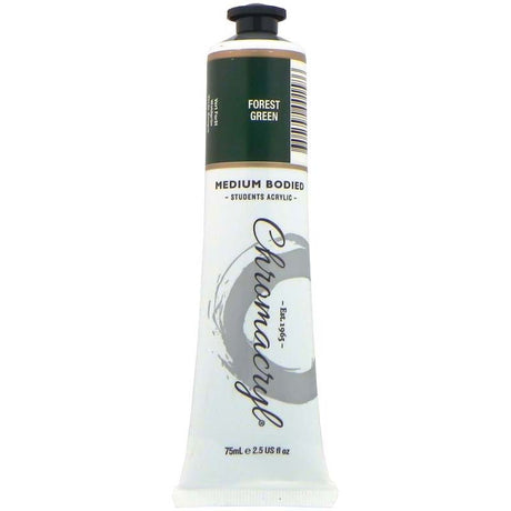 Chromacryl Paint Forest Green 75ml - Cafe Supply