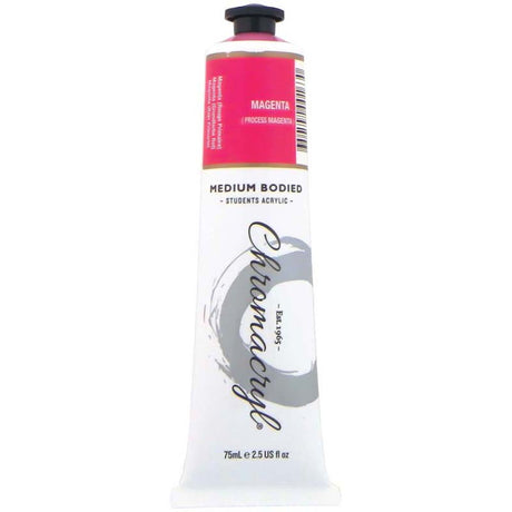 Chromacryl Paint Magenta 75ml - Cafe Supply