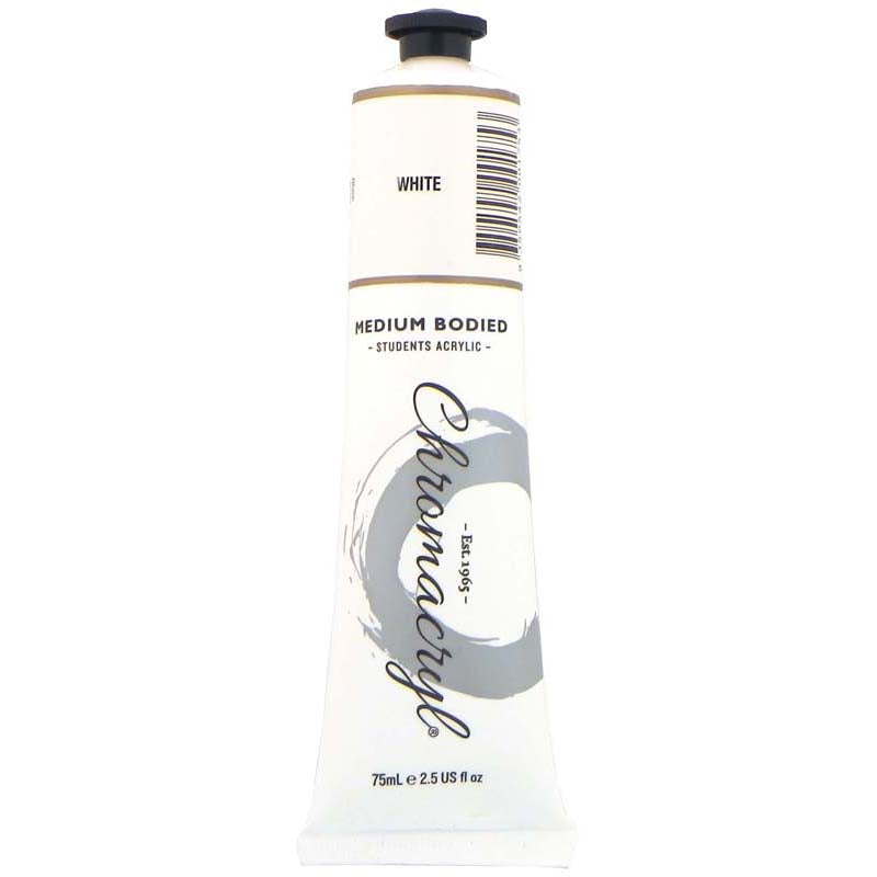 Chromacryl Paint White 75ml