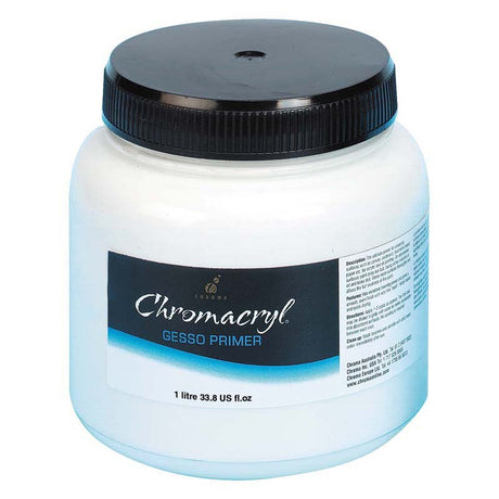 Chromacryl Medium 1 Litre Gesso Primer - Cafe Supply