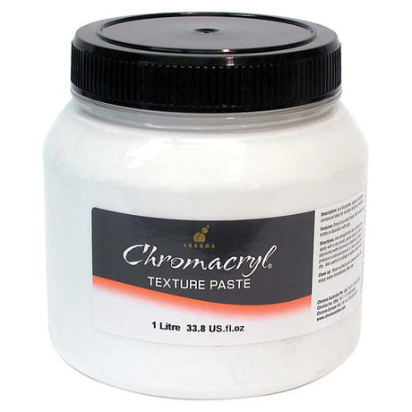 Chromacryl Medium 1 Litre Texture Paste Acrylic - Cafe Supply