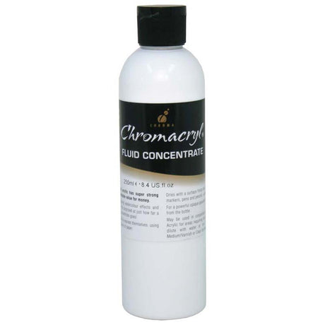 Chromacryl Fluid Concentrate White 250ml - Cafe Supply