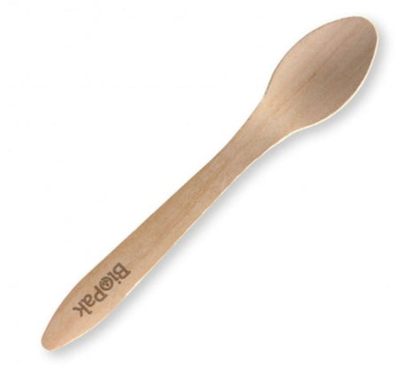 19CM COATED WOOD SPOON - Cafe Supply