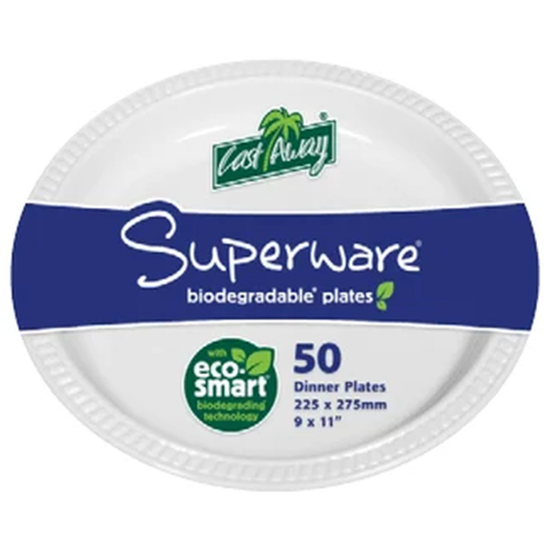 Superware Oval Plates, Large - Cafe Supply