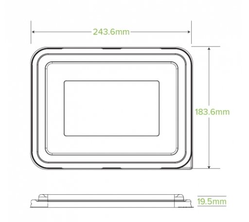 2 AND 3 COMPARTMENT RPET TAKEAWAY LID - Cafe Supply