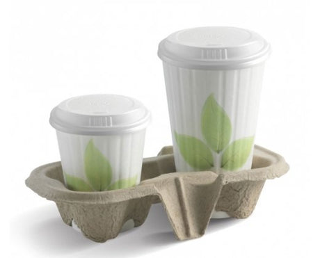 2 CUP BIOCUP TRAY - Cafe Supply