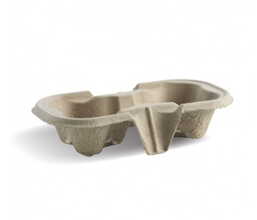 2 CUP BIOCUP TRAY - Cafe Supply