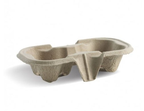 2 CUP BIOCUP TRAY - Cafe Supply