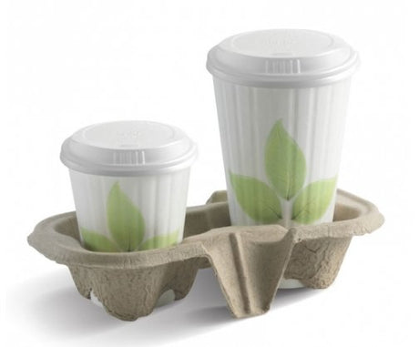 2 CUP BIOCUP TRAY - Cafe Supply