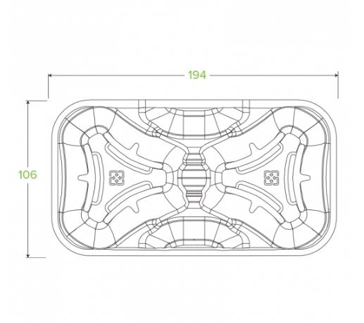 2 CUP BIOCUP TRAY - Cafe Supply