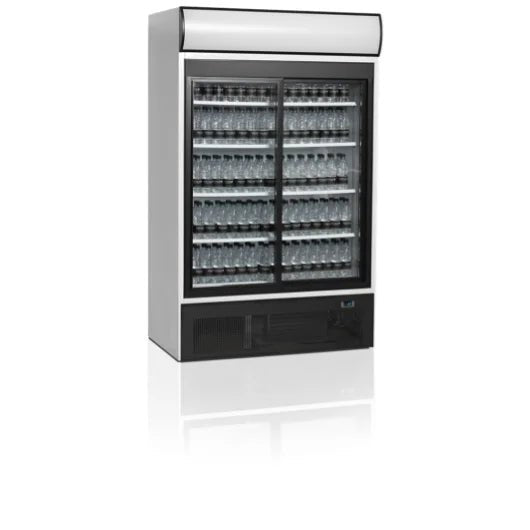 2 Glass Door vertical fridge - Cafe Supply