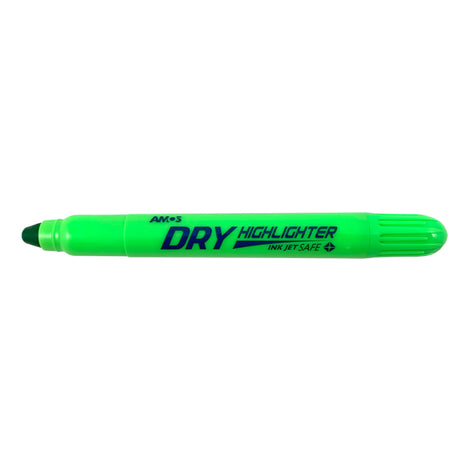 Amos Dry Highlighter Fluoro Green - Cafe Supply
