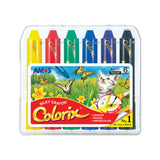 Amos Colorix Silky Crayon Classic Colours Pack 6 - Cafe Supply