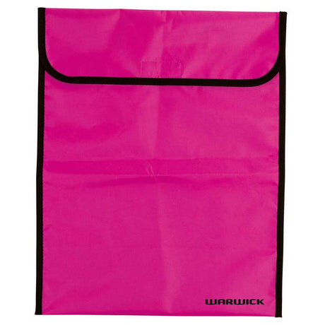 Warwick Homework Bag Hot Pink Large Velcro - Cafe Supply