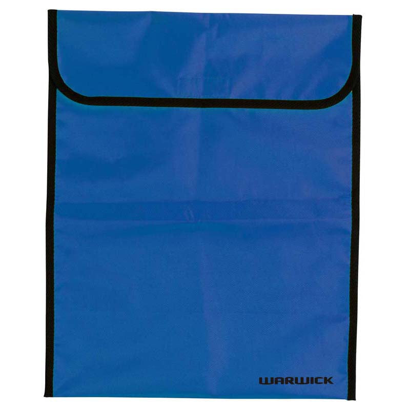Warwick Homework Bag Blue Large Velcro - Cafe Supply