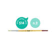 Milan Bristle Hair Brush 514 Series Round Size 2 - Cafe Supply
